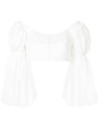 Ellery Renoir Bubble Sleeve Corset - White