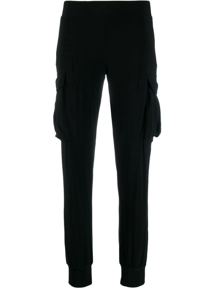 Norma Kamali Side Pocket Trousers - Black