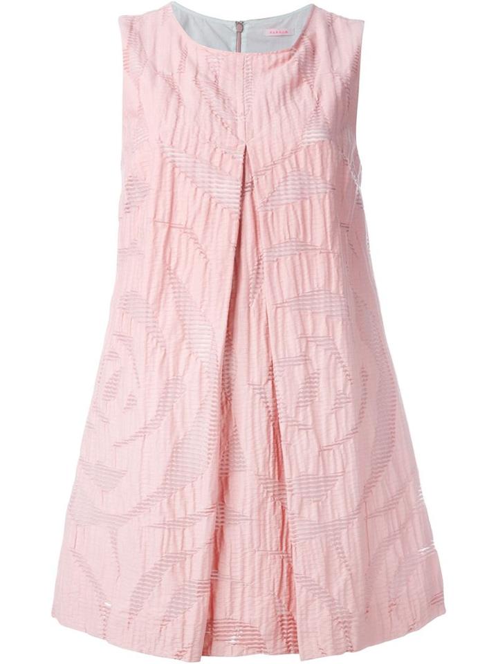 P.a.r.o.s.h. Cindy Shift Dress, Women's, Size: M, Pink/purple, Cotton/polyamide