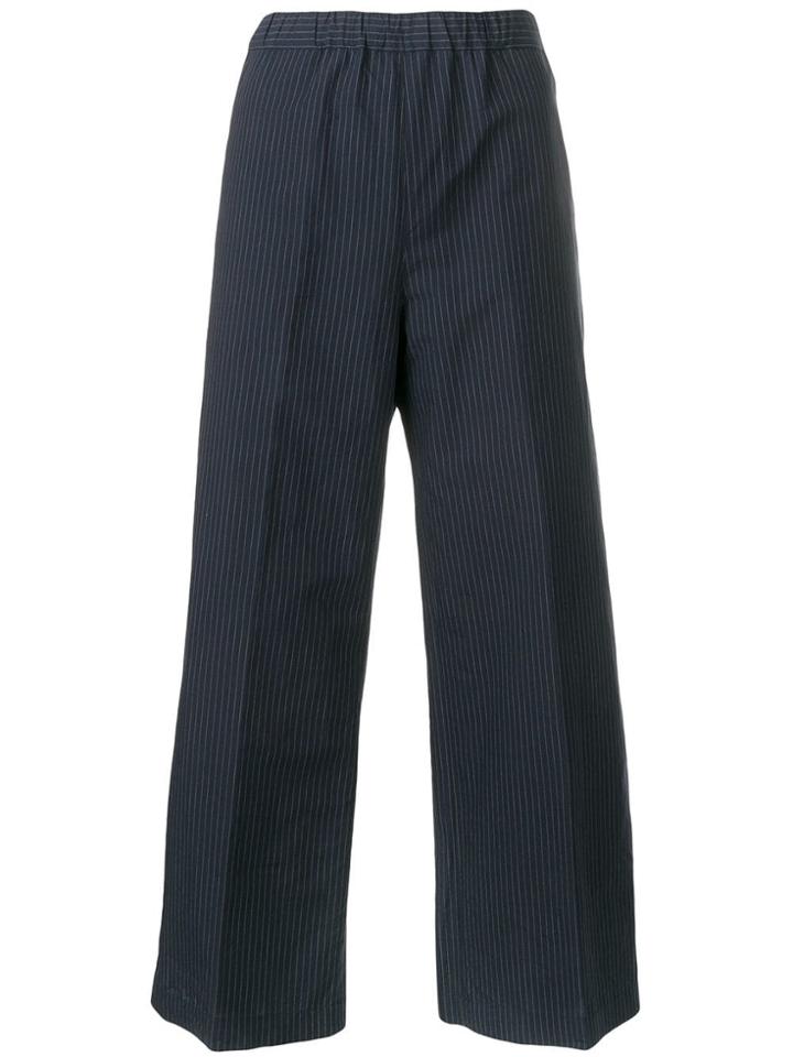 Aspesi Flare Styled Trousers - Blue