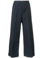 Aspesi Flare Styled Trousers - Blue