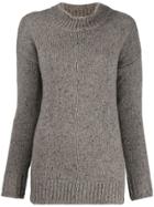 Liska Speckled-knit Jumper - Neutrals