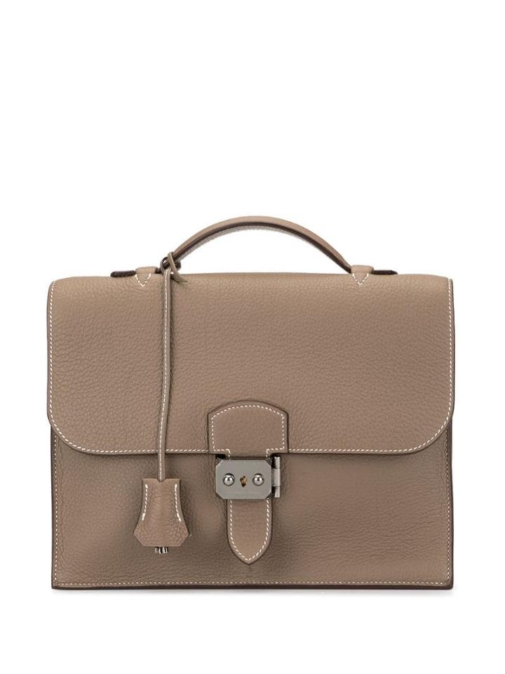 Hermès Pre-owned Sac A Depeche 25 Briefcase - Brown