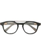 Brioni - Round Frame Glasses - Men - Acetate/titanium - One Size, Black, Acetate/titanium