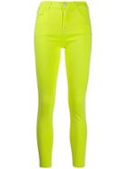 J Brand Neon Skinny Jeans - Yellow