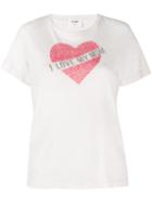 Re/done I Love My Mom T-shirt - White