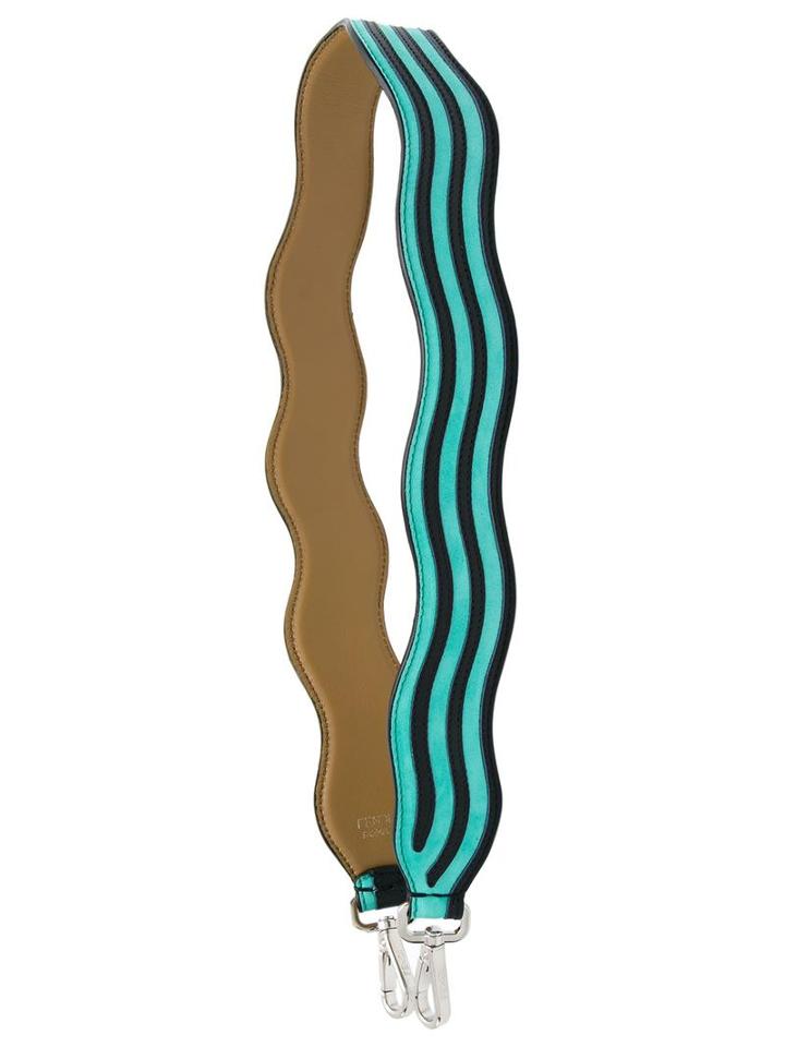 Fendi - Wavy Strap You Interchangeable Strap - Women - Calf Leather - One Size, Blue, Calf Leather