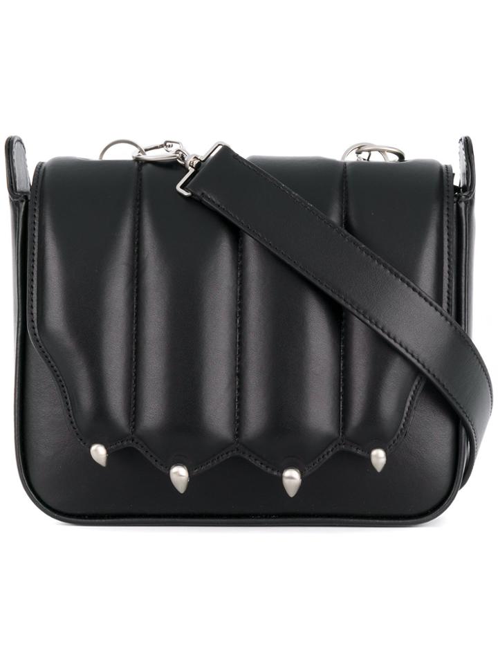 Marco De Vincenzo Paw Detail Shoulder Bag - Black