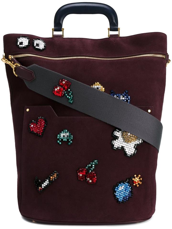 Anya Hindmarch 'all Over Stickers' Shoulder Bag