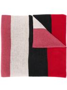 Sminfinity Cashmere Colour-block Scarf - Red