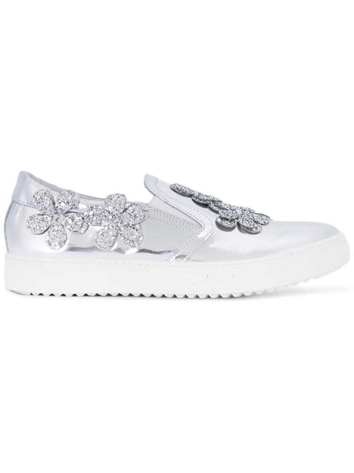 Montelpare Tradition Metallic Slip-on Sneakers