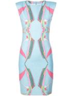 Rubin Singer Printed Jersey Dress - Blue