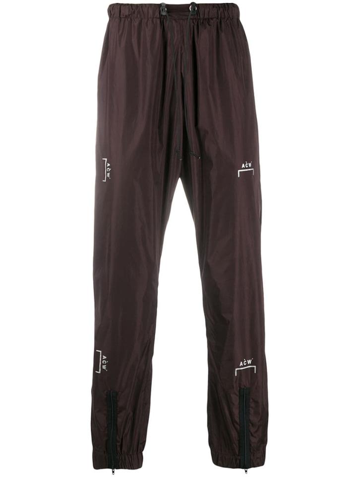 A-cold-wall* Calf Zip Trousers - Red