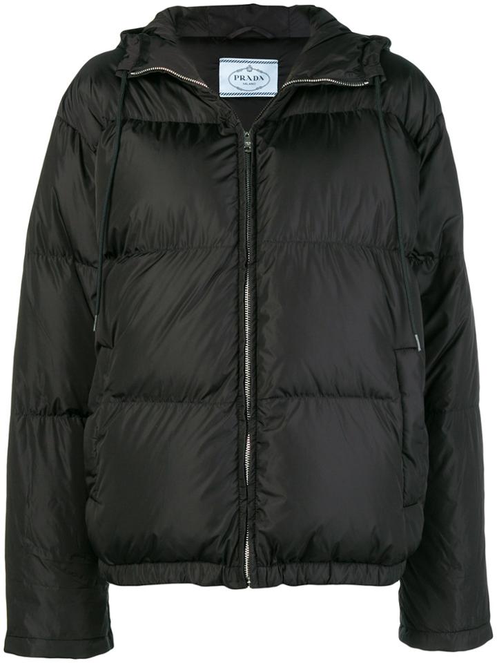 Prada Classic Puffer Jacket - Black