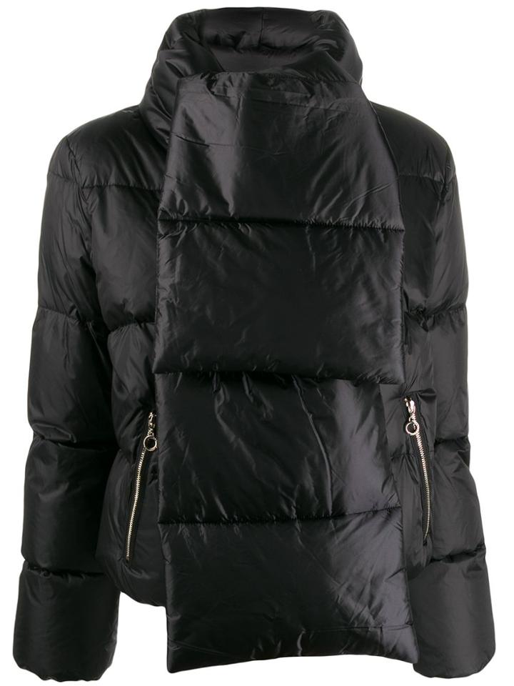 Liu Jo Rear Logo Padded Jacket - Black