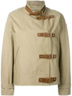 Isabel Marant 'haley' Jacket, Women's, Size: 36, Nude/neutrals, Cotton/linen/flax/calf Leather