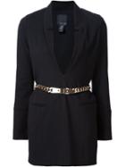 Thomas Wylde Deep V Neck 'tulip' Dress
