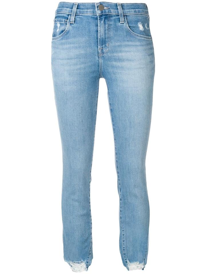 J Brand Ruby Cigarette Jeans - Blue