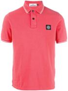 Stone Island Classic Polo, Men's, Size: Xl, Red, Cotton/spandex/elastane