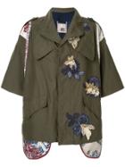 Antonio Marras Embroidered Military Jacket - Green