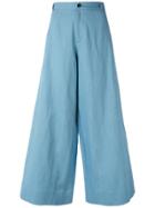 Société Anonyme New Berlino Wide-leg Pants - Blue