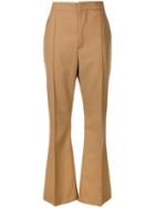 Marni Classic Flared Trousers - Brown