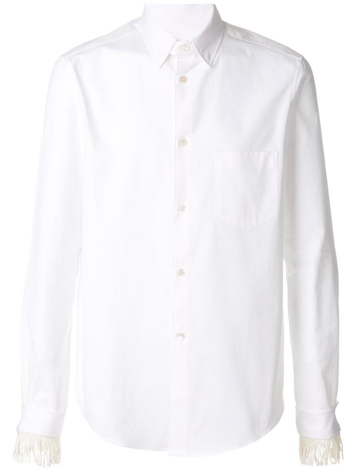 Golden Goose Deluxe Brand Tassel Cuff Shirt - White