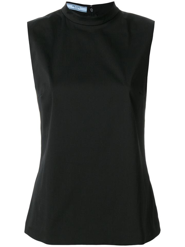 Prada Sleeveless Top - Black