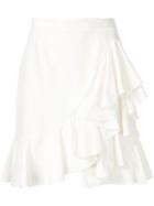 Stella Mccartney Ruffled Short Skirt - White