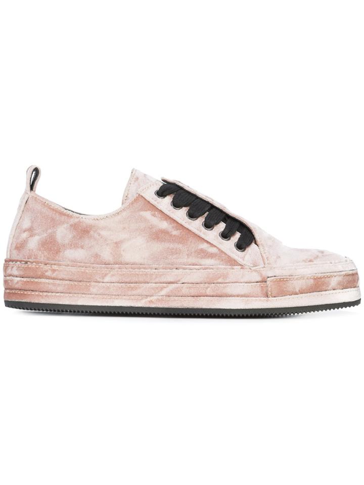 Ann Demeulemeester Lace-up Sneakers - Pink & Purple
