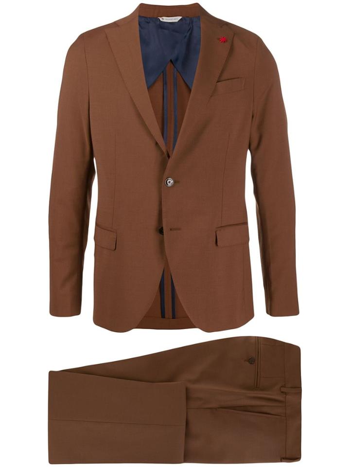Manuel Ritz Two-piece Suit - Brown