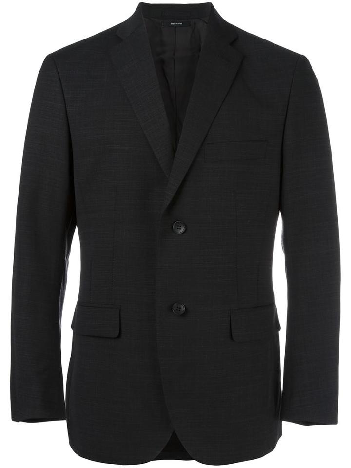 Issey Miyake Men Flap Pockets Blazer, Size: 2, Black, Cupro/wool