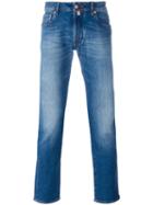 Jacob Cohen Classic Skinny Jeans, Men's, Size: 33, Blue, Cotton/spandex/elastane