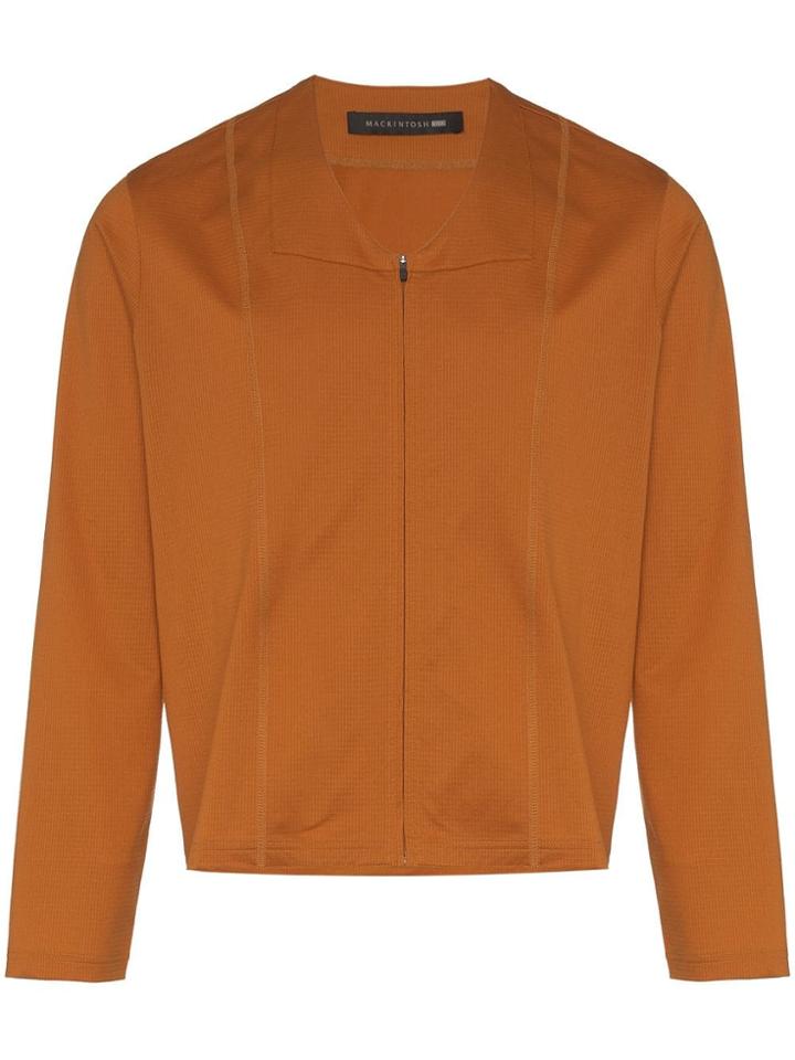 Mackintosh 0003 Zip Up Cotton Jacket - Orange