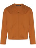 Mackintosh 0003 Zip Up Cotton Jacket - Orange