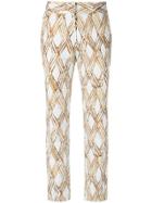Andrea Marques Cropped Trousers - Nude & Neutrals