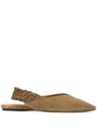 Isabel Marant Linta Ballerinas - Green