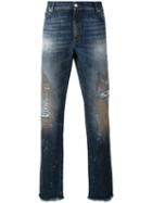 Alyx - Distressed Slim-fit Jeans - Men - Cotton - 32, Blue, Cotton
