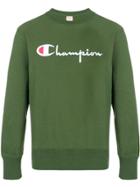 Champion Classic Logo Jersey Sweater - Green