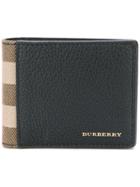 Burberry House Check Bifold Wallet - Black