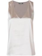 Styland V-neck Tank Top - Nude & Neutrals
