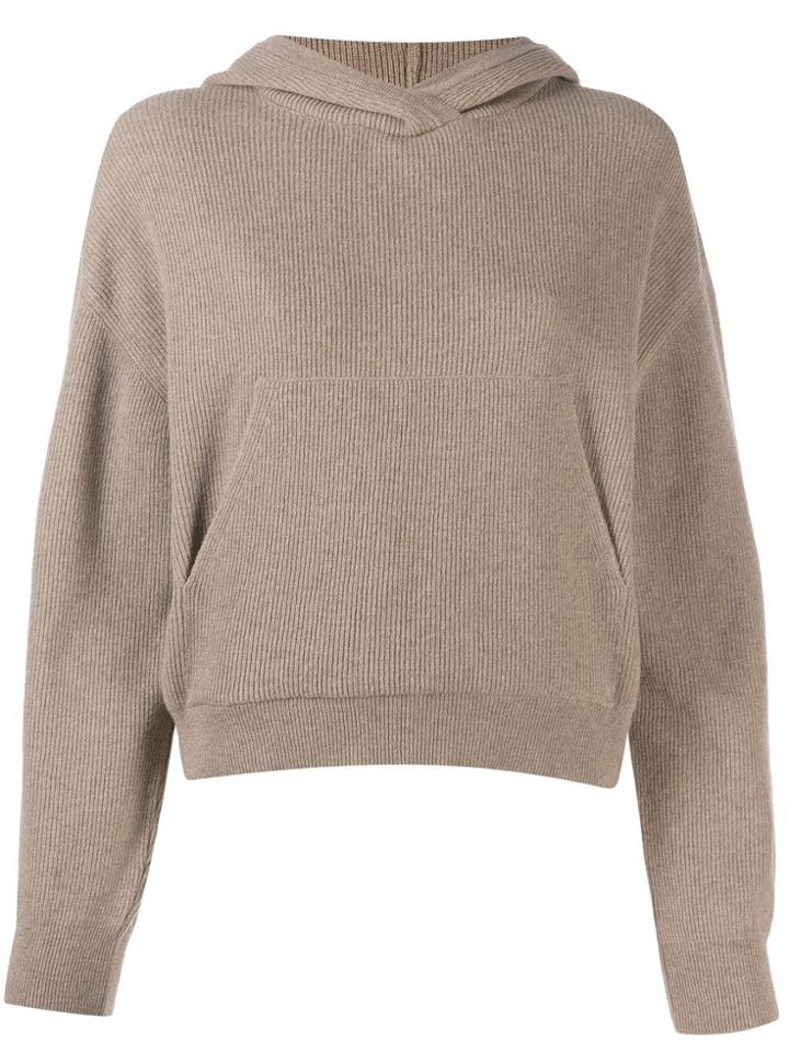 Nanushka Long Sleeved Hoodie - Neutrals