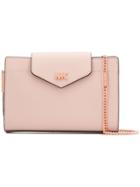 Michael Michael Kors Logo Plaque Clutch - Pink