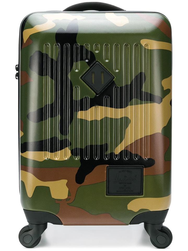 Herschel Supply Co. Camouflage Print Suitcase - Green