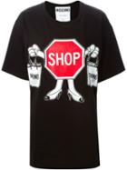 Moschino Shop Print Oversized T-shirt