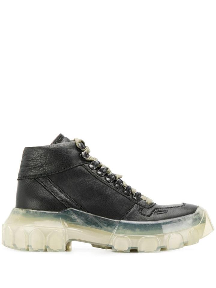 Rick Owens Larry Tractor Sneakers - Black