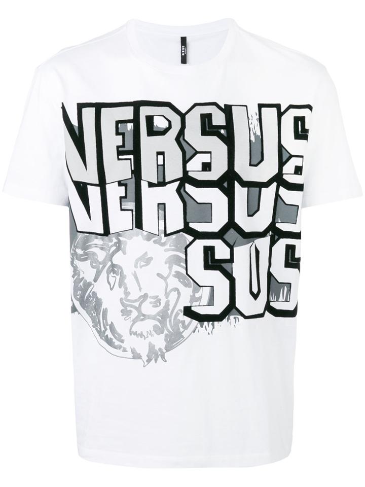 Versus Logo Print T-shirt - White