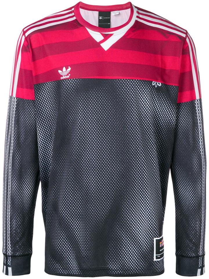Adidas Originals By Alexander Wang Long-sleeve Panelled T-shirt -