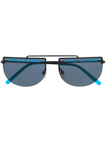 Marc Jacobs Eyewear Half Moon Sunglasses - Blue