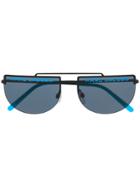 Marc Jacobs Eyewear Half Moon Sunglasses - Blue